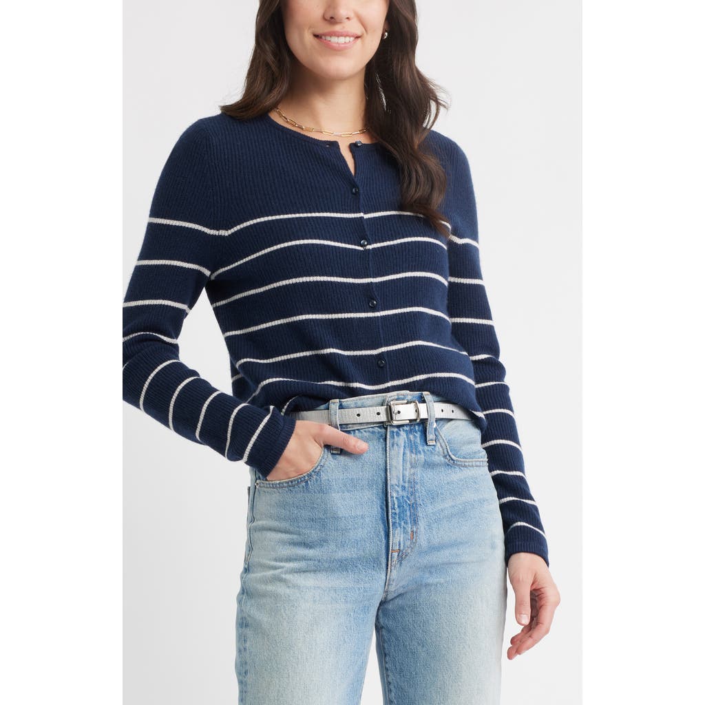 Caslonr Caslon(r) Wool & Cashmere Cardigan In Blue