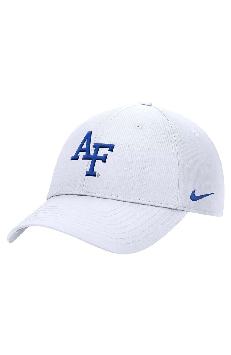 Nike Men's Nike  White Air Force Falcons 2025 On-Field Club Performance Adjustable Hat, Main, color, 