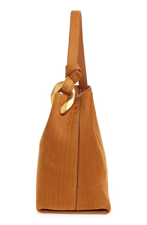 Jw Anderson Corner Stripe Deerskin Tote