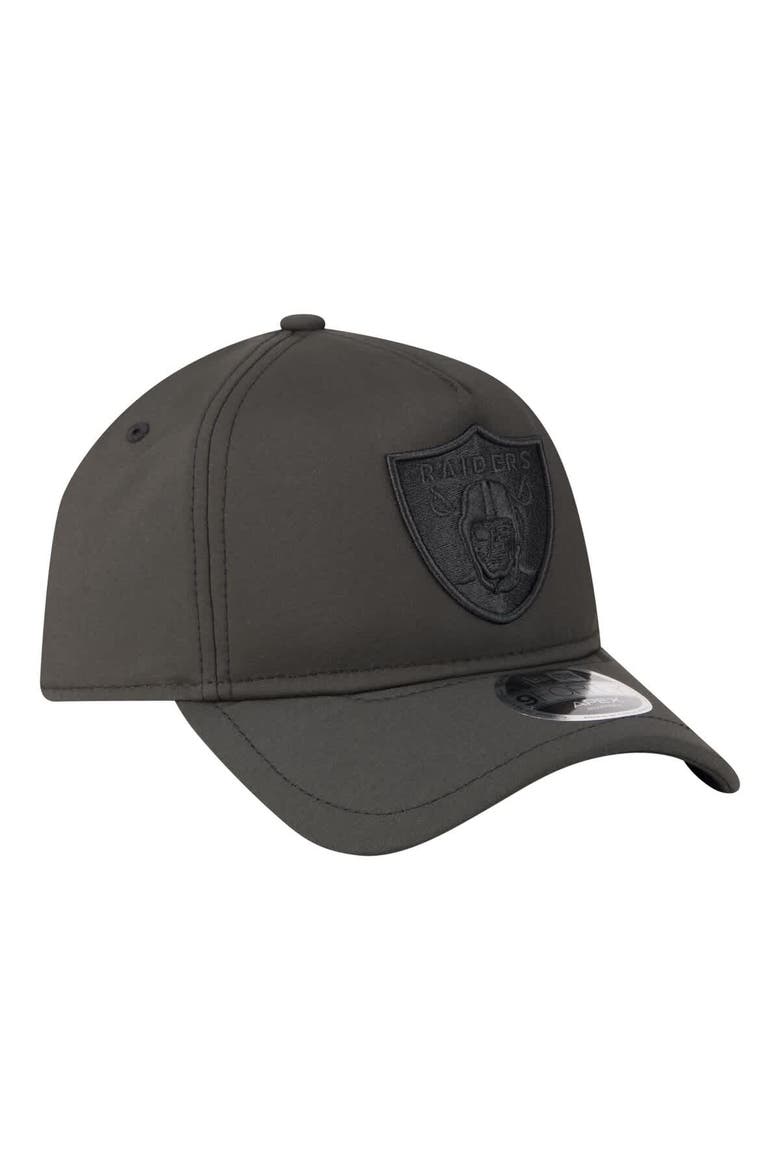 Men's New Era  Black Las Vegas Raiders Apex 9FORTY Adjustable Hat, Alternate, color, Black