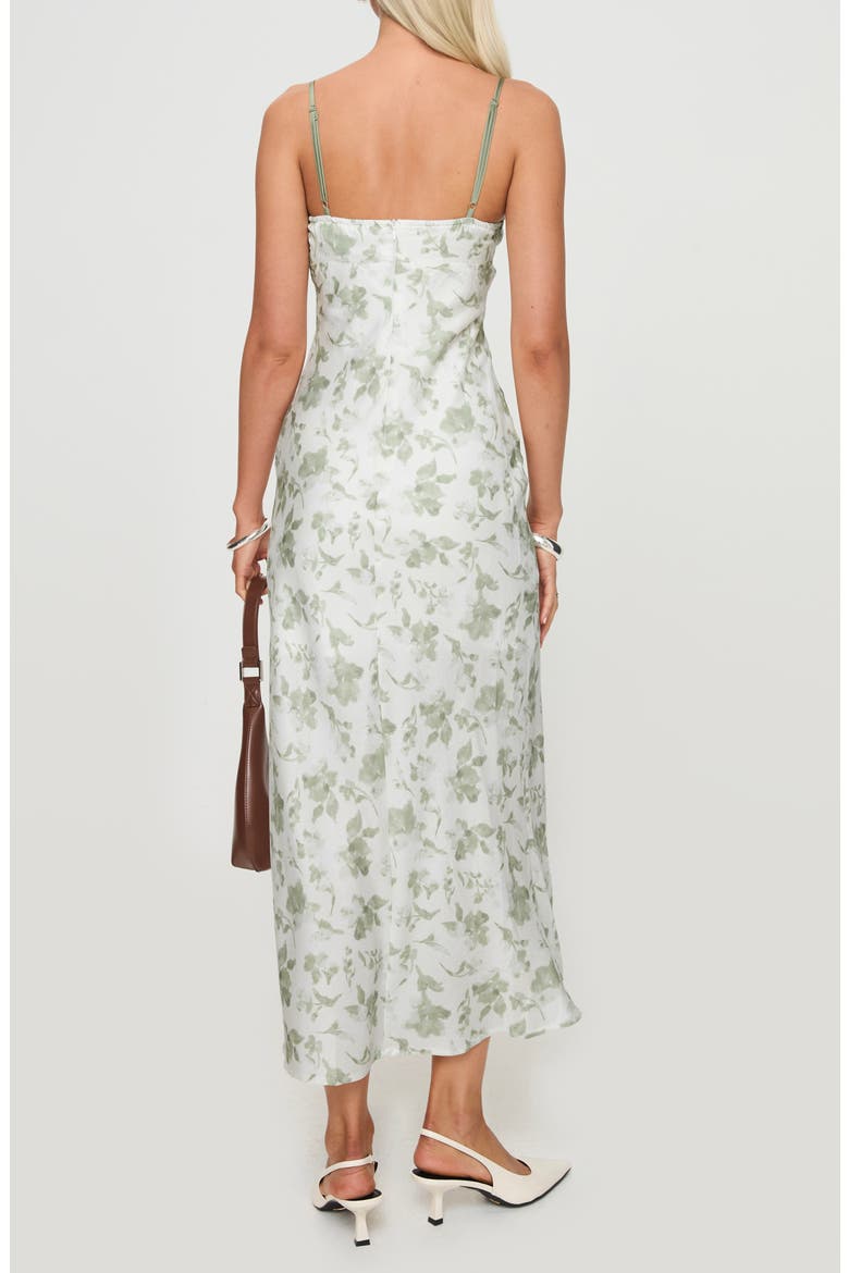 Vasiliki Floral Midi Sundress, Alternate, color, WHITE