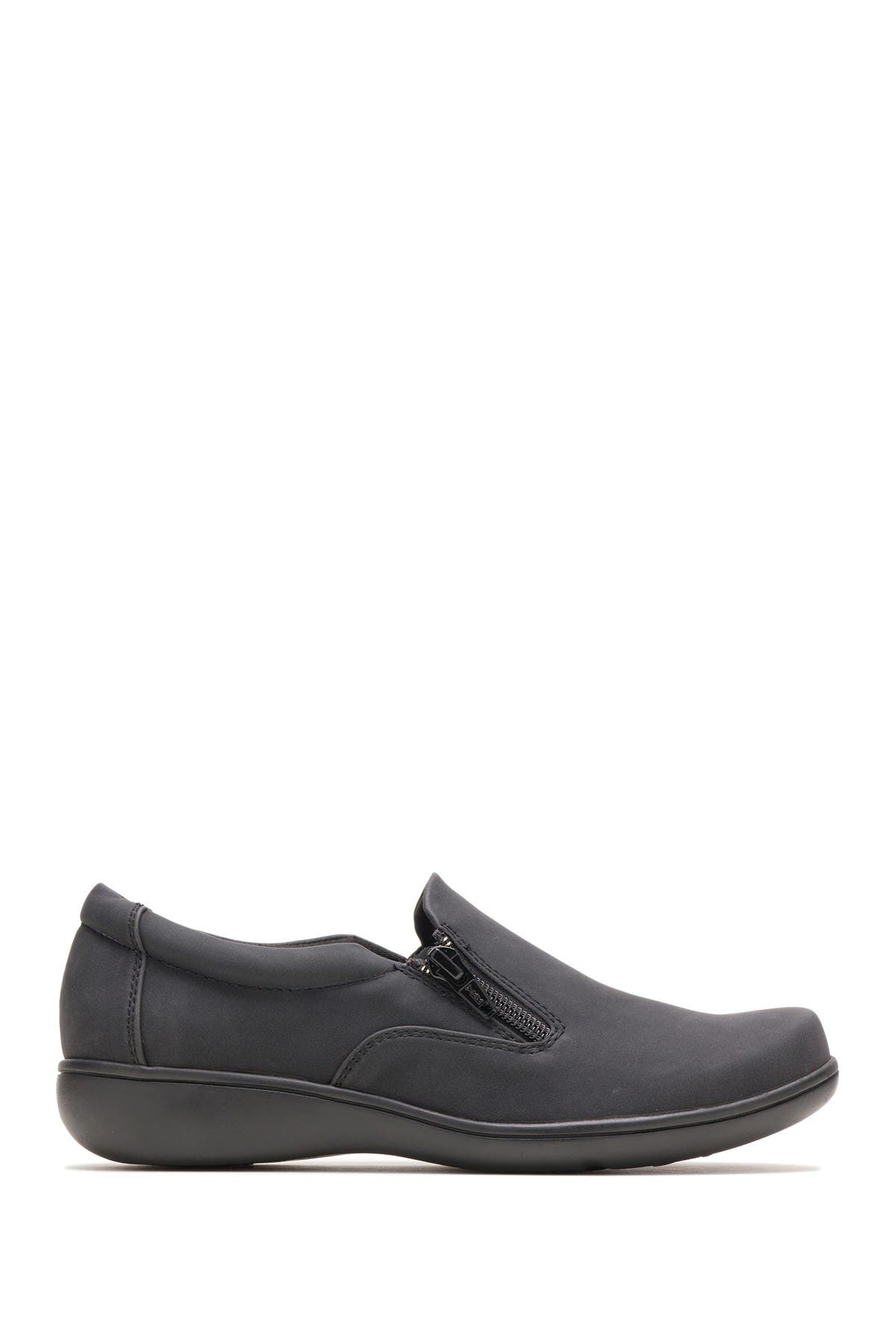 Hush Puppies<sup>®</sup> Joella Zip Side Shoe - Multiple Widths Available, Alternate, color, 