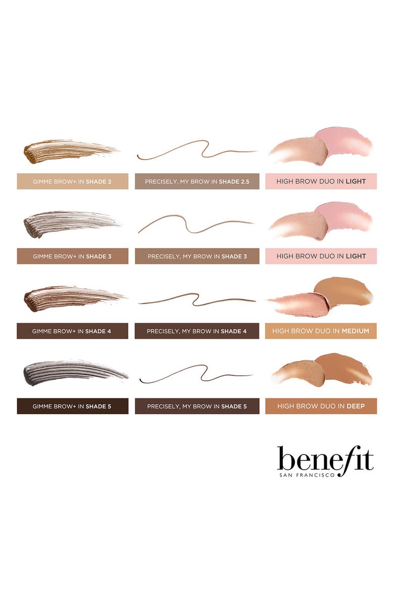 Benefit Cosmetics Benefit Full Size Jingle Brows Brow Gel, Pencil & Highlighter Set, Alternate, color,