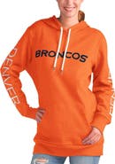 G-III 4HER BY CARL BANKS Women's G-III 4Her by Carl Banks Orange Denver Broncos Extra Inning Pullover Hoodie