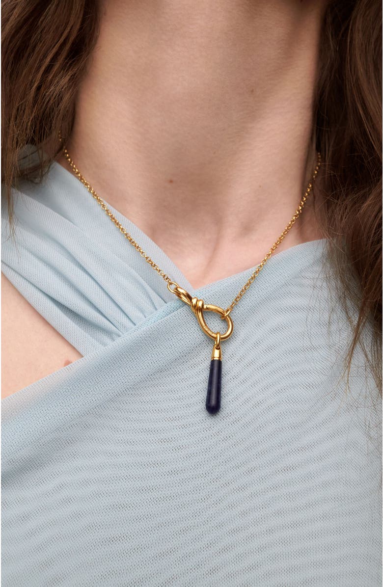 PDPAOLA Sodalite Large Drop Pendant, Alternate, color, Sodalite