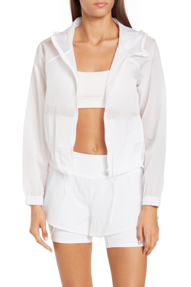 Interval Lite Running Jacket, Main, color, WHITE