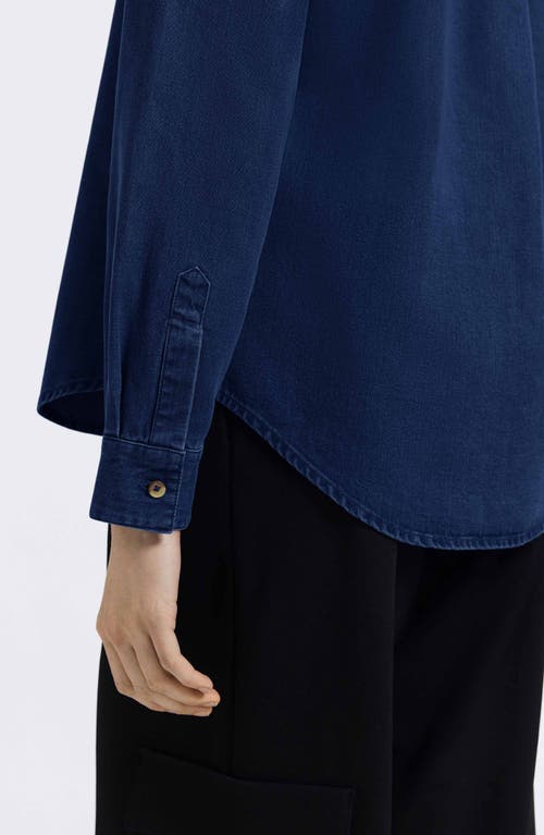 Foxcroft Charlie Denim Button-up Shirt