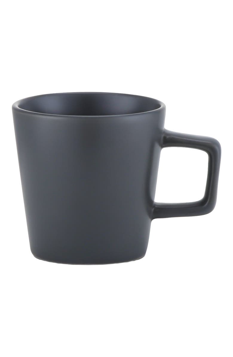 Stone Lain Celina Stoneware 4-Piece Mug Set, Main, color, Gray