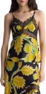 Diane von Furstenberg Camille Lace Trim Cami