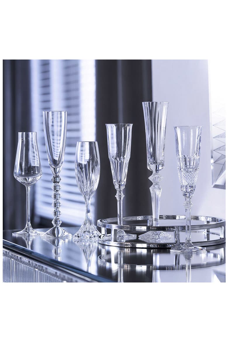 Bubbles in a Box Lead Crystal Champagne Set, Alternate, color, CLEAR