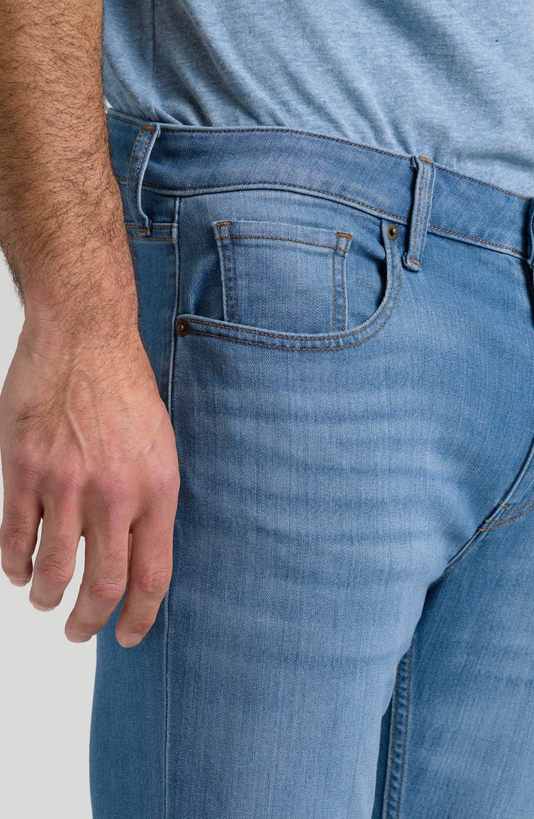 True Classic Straight Fit Comfort Jeans, Alternate, color, Medium Indigo Wash