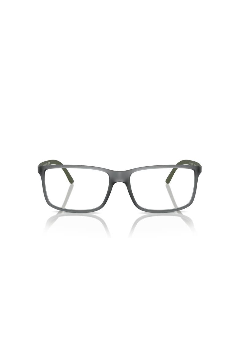 55mm Rectangle optical glasses, Alternate, color, Grey