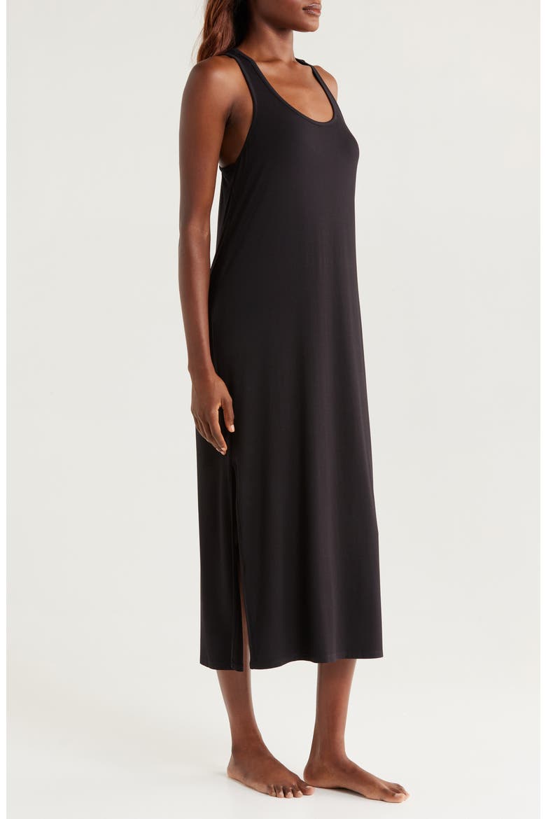 Cool Touch Tank Nightgown, Alternate, color, BLACK