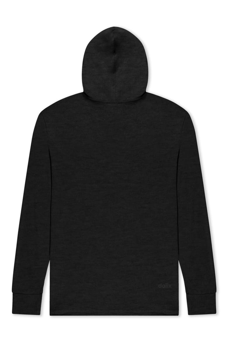 Mens Ghost Hooded Long Sleeve Jersey Tee, Alternate, color, Black