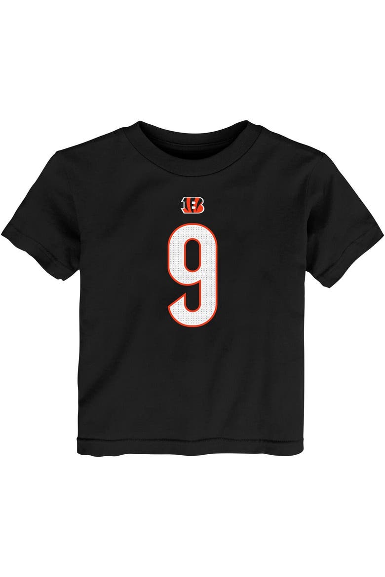 Toddler Nike Joe Burrow Black Cincinnati Bengals Player Name & Number T-Shirt, Alternate, color, Black