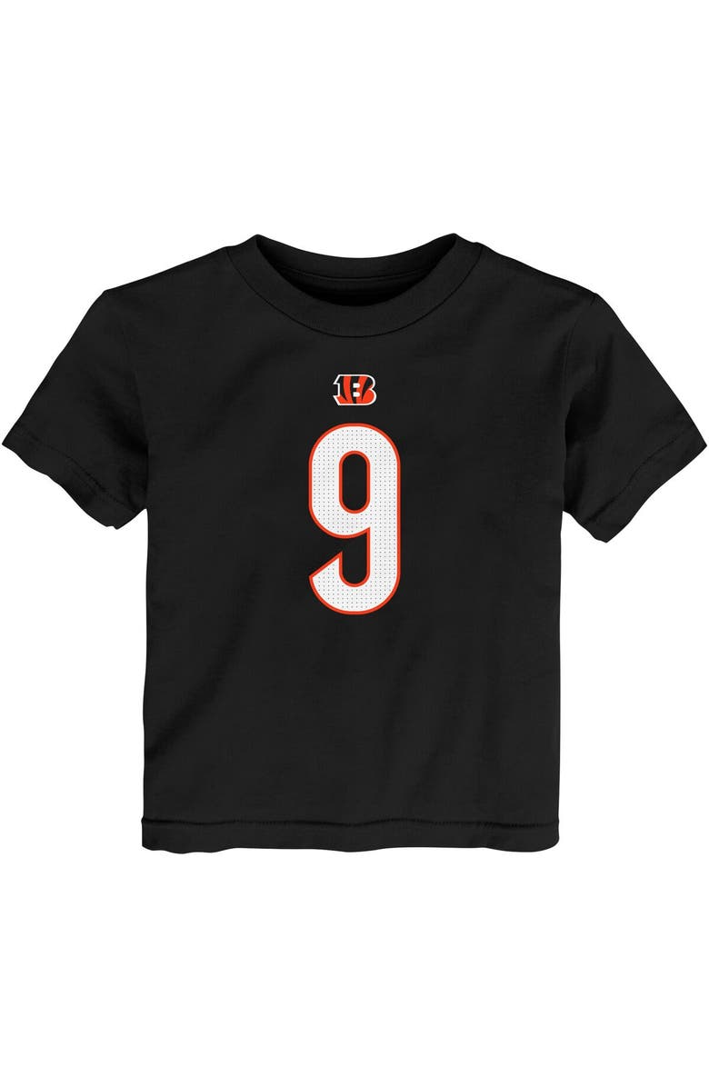 Nike Toddler Nike Joe Burrow Black Cincinnati Bengals Player Name & Number T-Shirt, Alternate, color, Black
