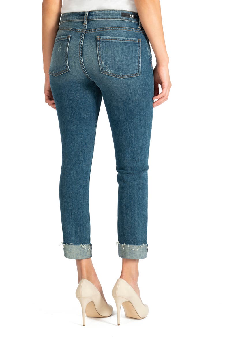 Catherine Distressed Boyfriend Jeans, Alternate, color, DECIDING