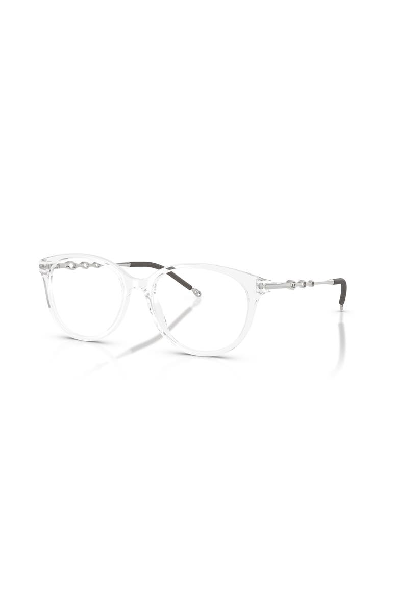 52mm Oval optical glasses, Main, color, Transparent