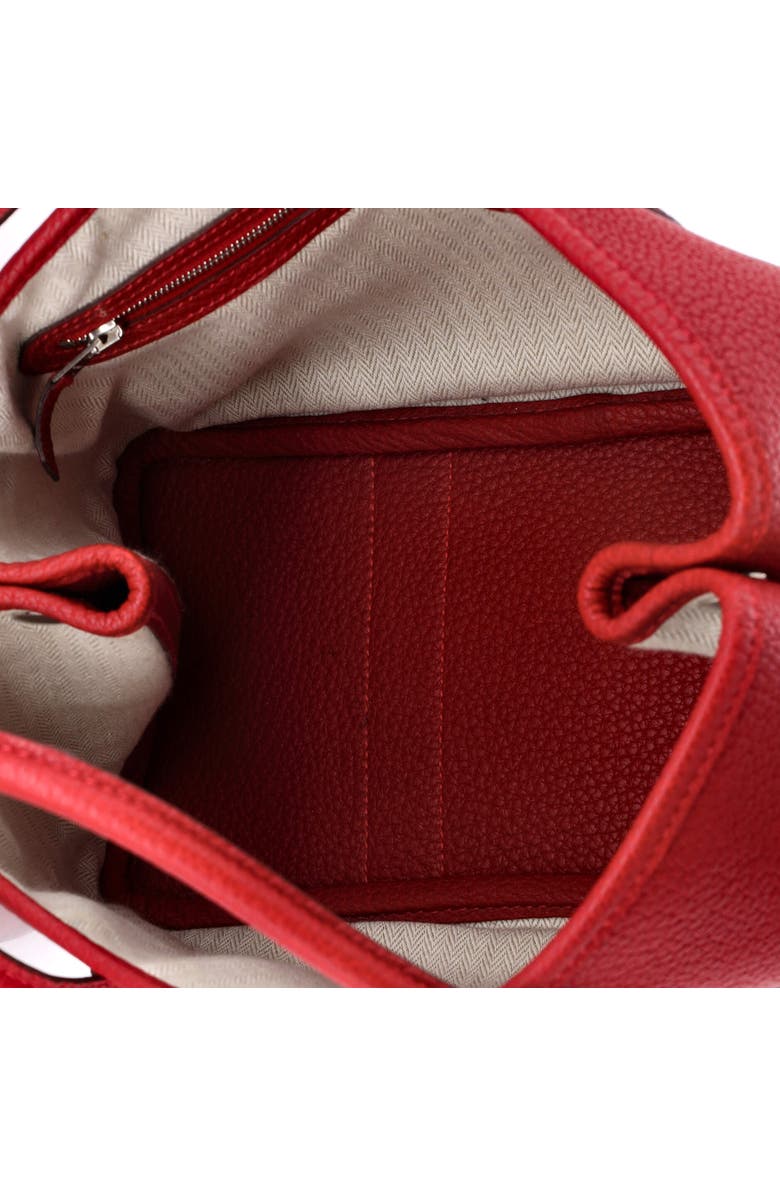 Pre-Owned Hermes Garden Party Tote Leather 30, Alternate, color, Rouge Casaque