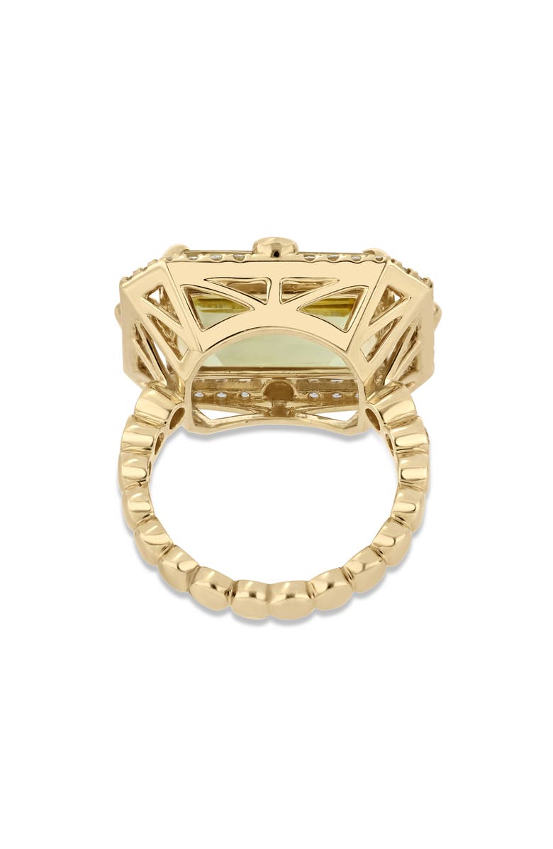 Bony Levy 18K Gold Iris Lemon Quartz & Diamond Statement Ring, Alternate, color, 18K Yellow Gold