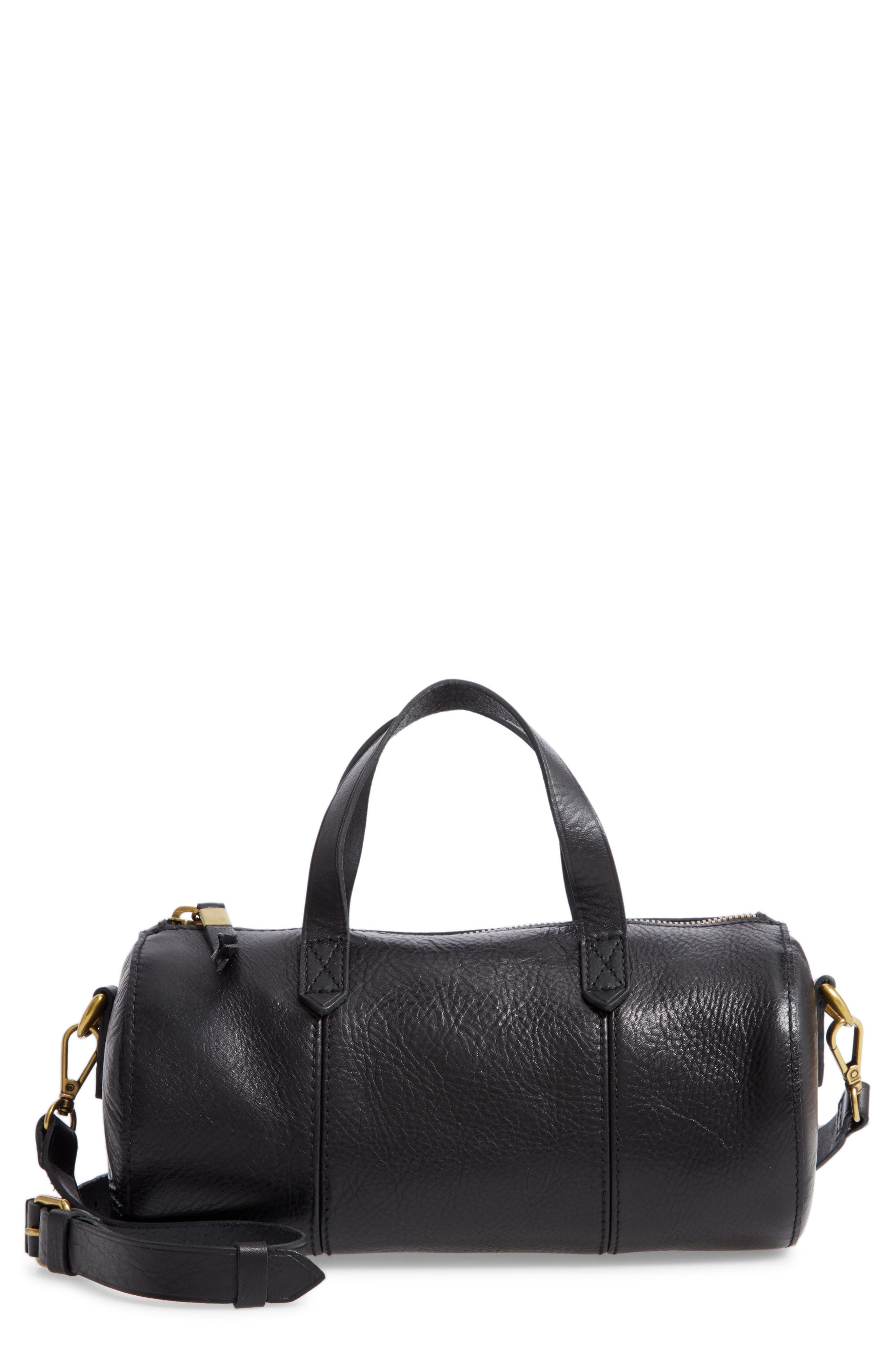 The Mini Transport Duffle Bag, Main, color, TRUE BLACK