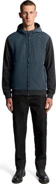Lyle & Scott Half Raglan Hybrid Hoodie