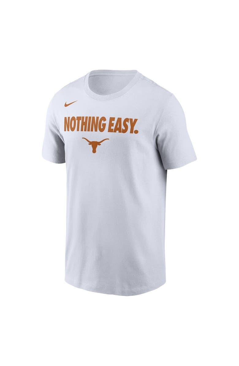 Nike Men's Nike White Texas Longhorns 2025 On-Court Bench T-Shirt, Alternate, color, 