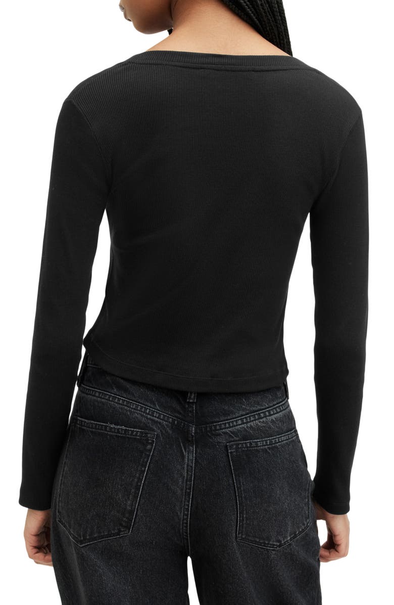 AllSaints Benny Long Sleeve Henley, Alternate, color,