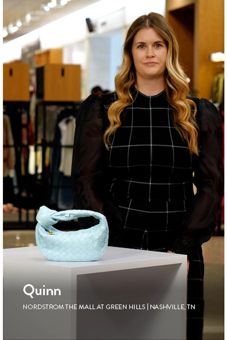 Mini Jodie Intrecciato Leather Top Handle Bag video
