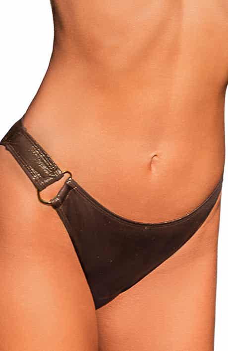 Cupshe Metallic Bikini Bottoms