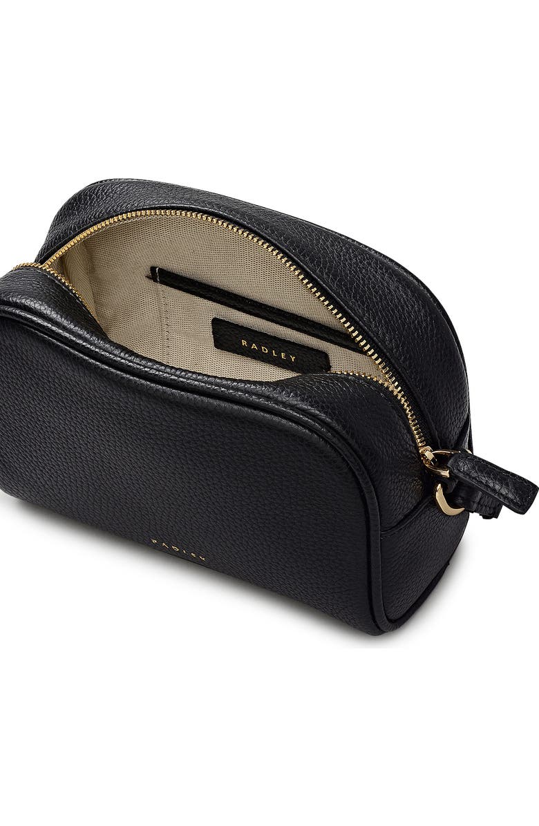 Radley The Daily Mini Zip Around Crossbody Bag, Alternate, color, Black
