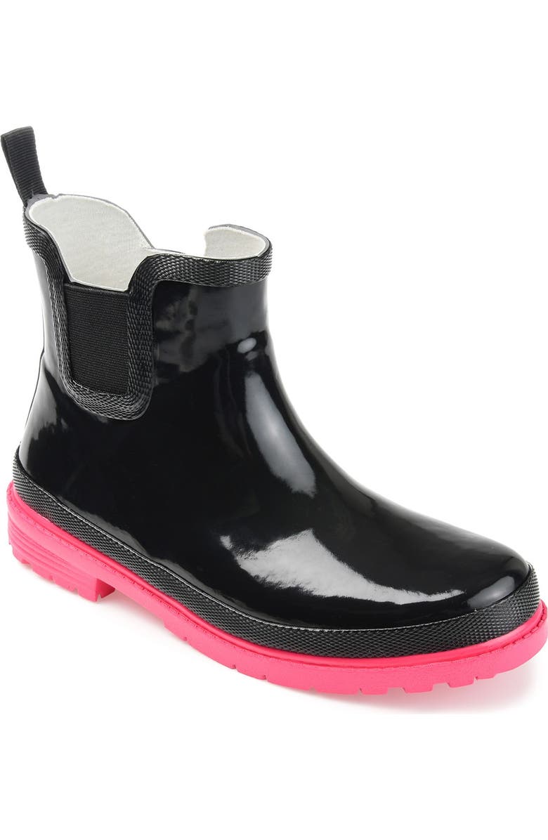 Journee Collection Tekoa Rain Boot, Main, color, Black