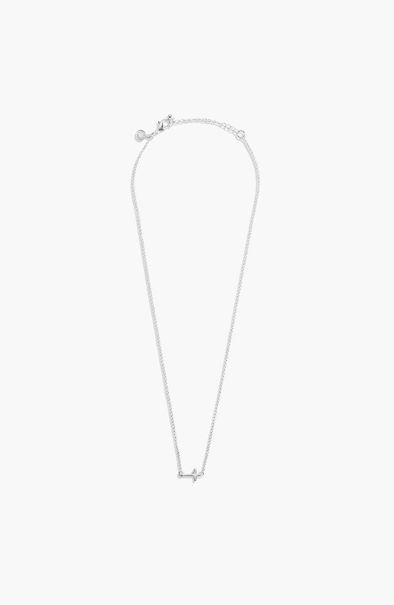A Littles & Co A Little 'Faith' Necklace, Alternate, color, Metallic Silver