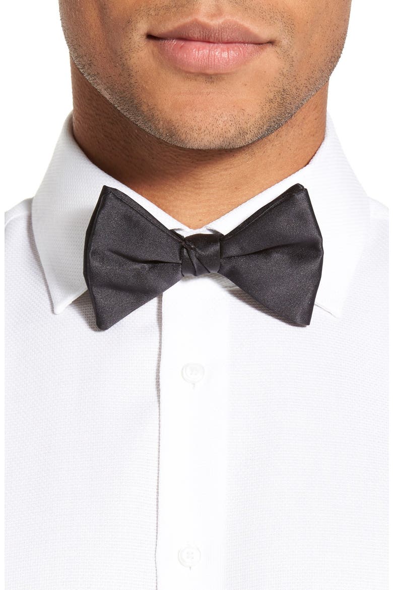Cummerbund & Pre-Tied Bow Tie Set, Alternate, color, BLACK