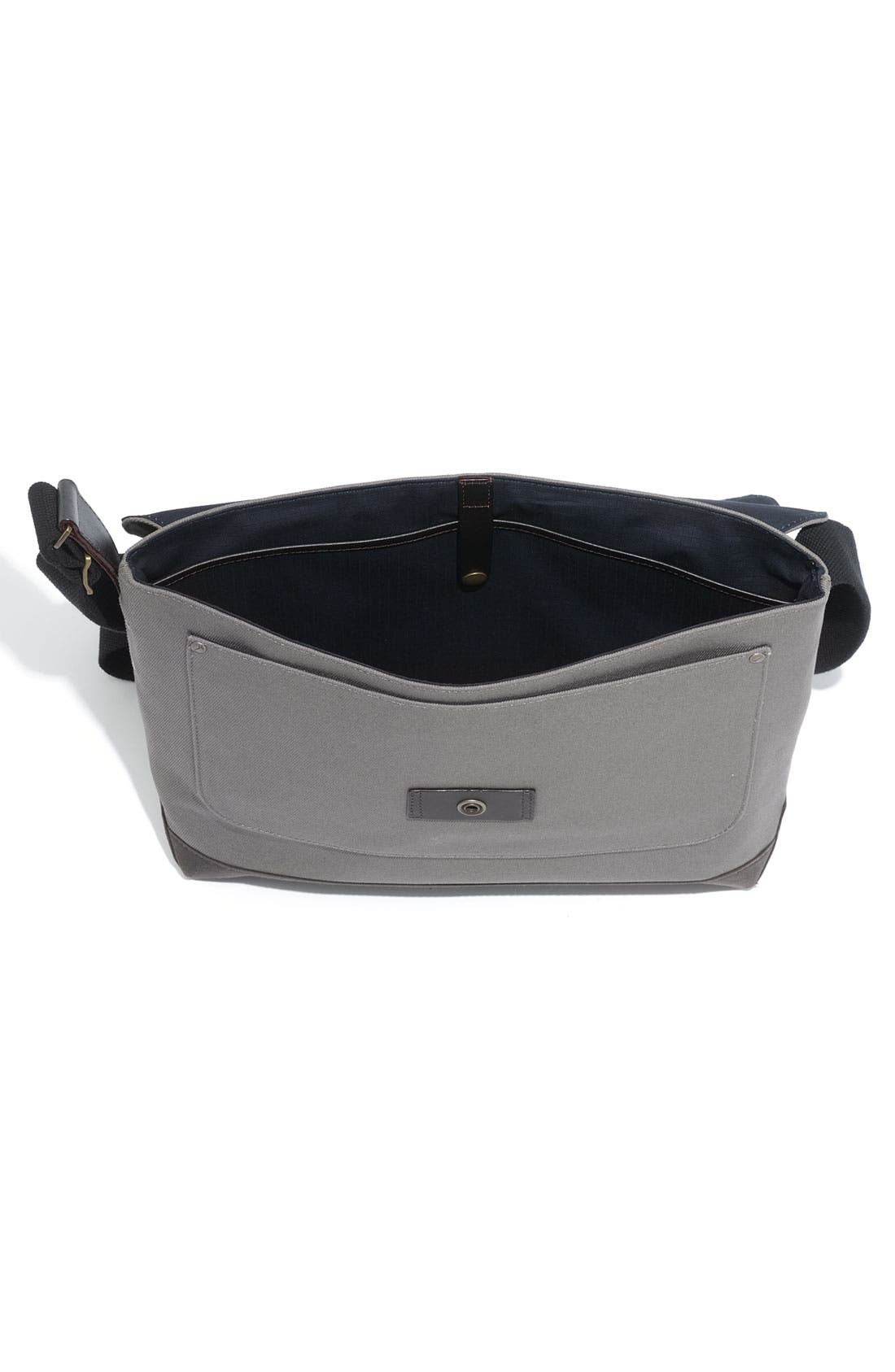 'Work Twill' Haversack Messenger Bag, Alternate, color, GREY