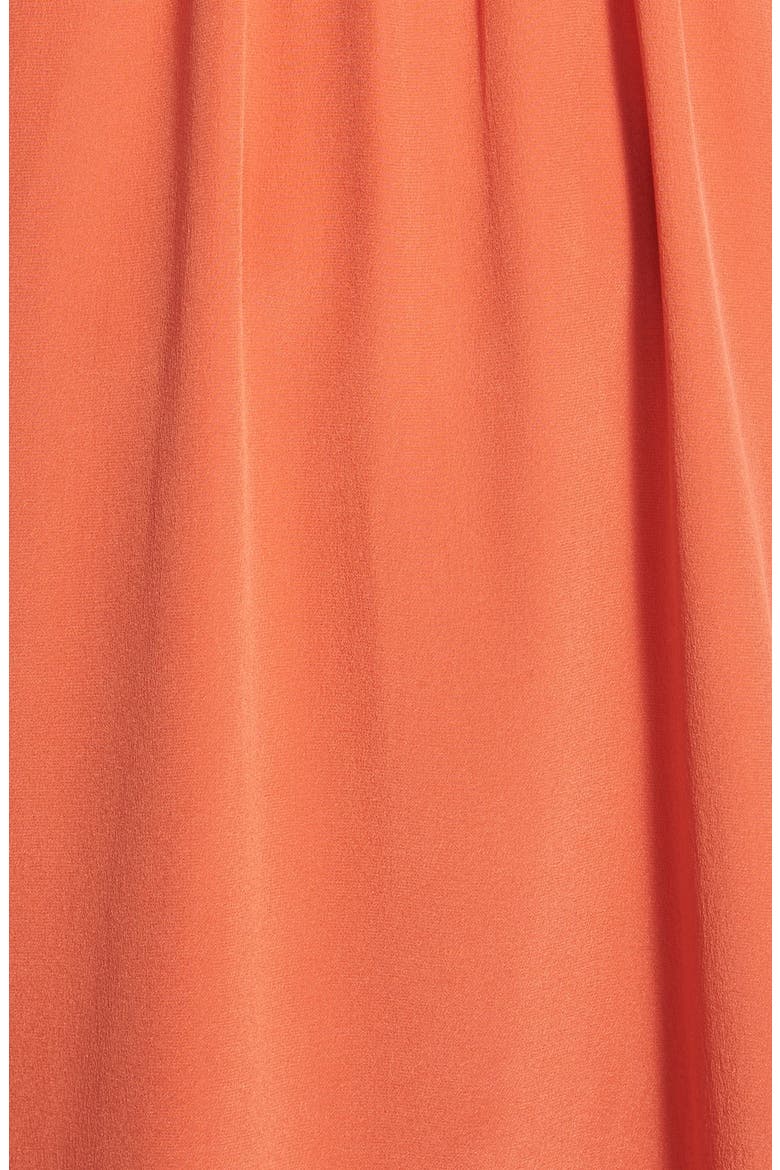 Camisole Overlay Silk Slipdress, Alternate, color, BURNT COPPER