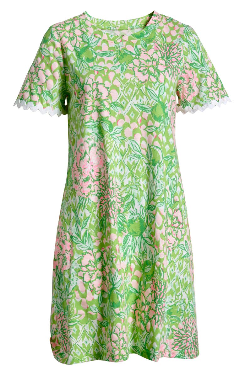 Lilly Pulitzer<sup>®</sup> Cody Cotton T-Shirt Dress, Alternate, color, Fauna Green