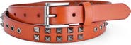 OLD TREND Lily Genuine Leather Studded Sleek Everyday Belt