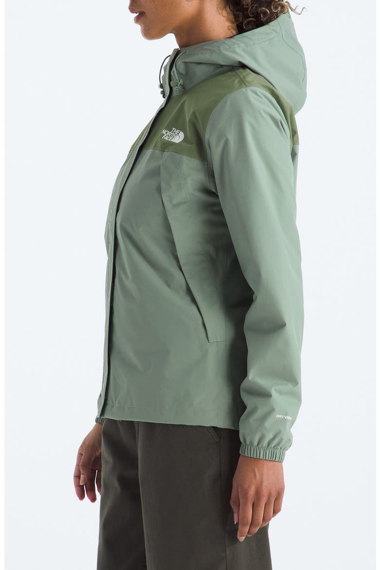 Antora Waterproof Hooded Rain Jacket, Alternate, color, SLATE MOSS/ BARK MIST