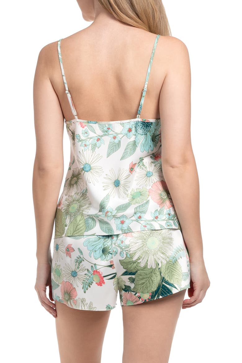 Melody Satin Short Pajamas, Alternate, color, IVORY