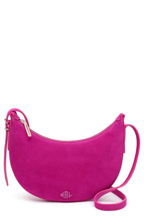 Silas Suede Crossbody Bag
