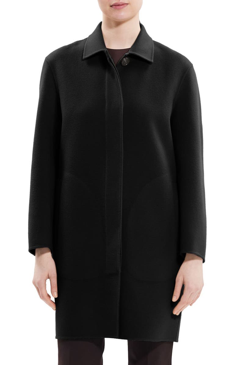 Theory Wool & Cashmere Car Coat, Main, color,
