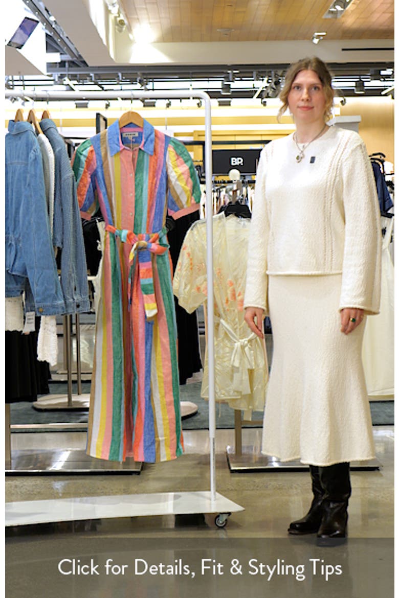 Alexa Stripe Linen Shirtdress video