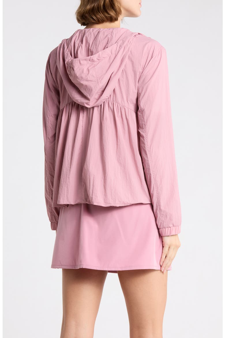 Radiant Sherry Peplum Jacket, Alternate, color, PINK PLUM