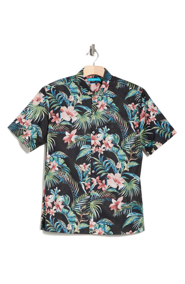 Tori Richard Garden Scent Short Sleeve Shirt, Alternate, color, 