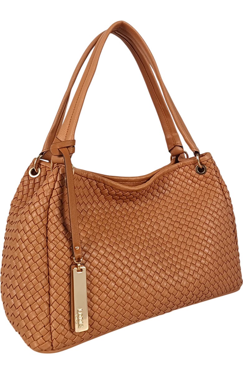 LODIS Audrey Woven Shoulder Bag, Alternate, color, Saddle