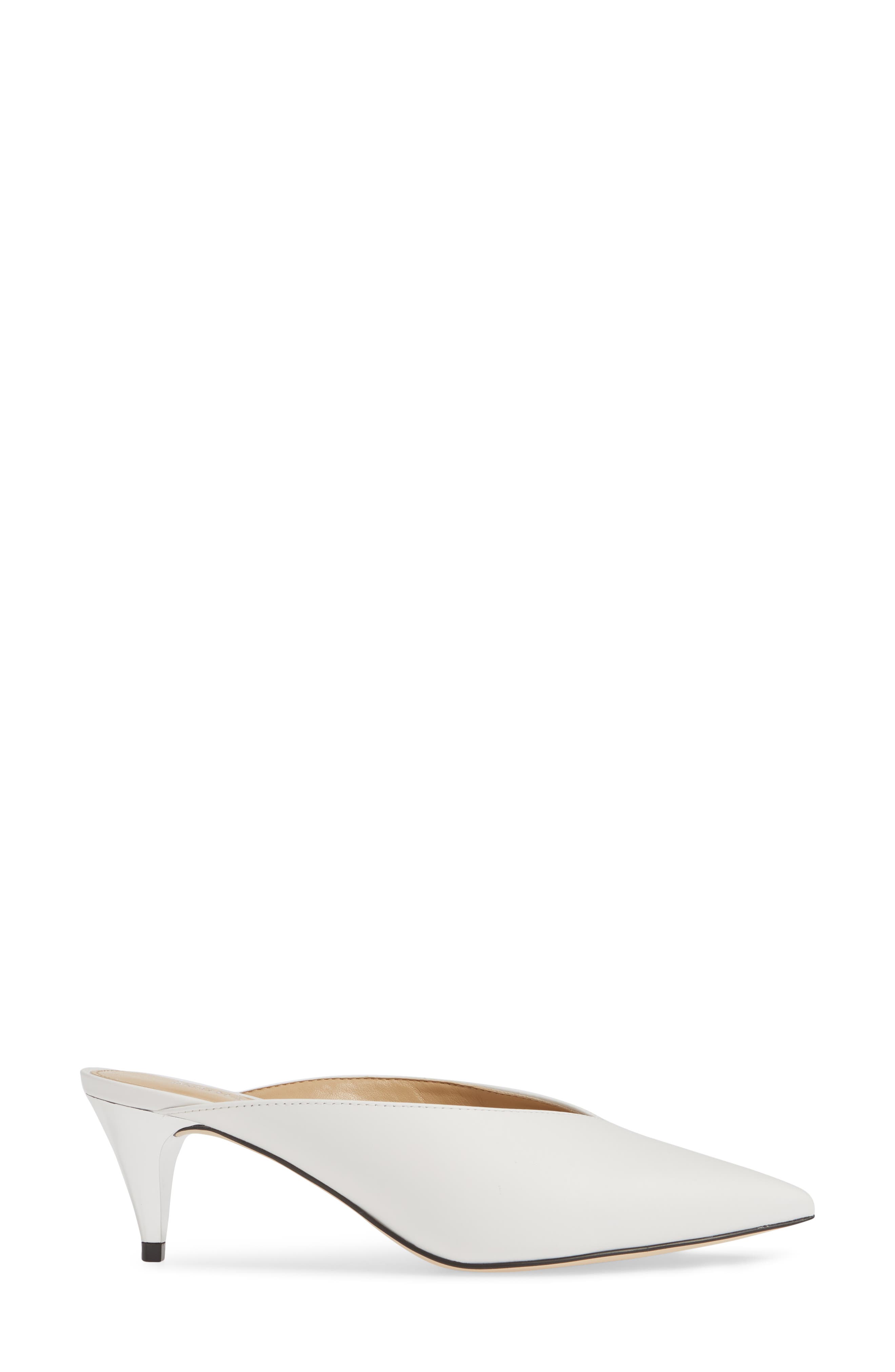 Cambria Mule, Alternate, color, OPTIC WHITE VACHETTA LEATHER