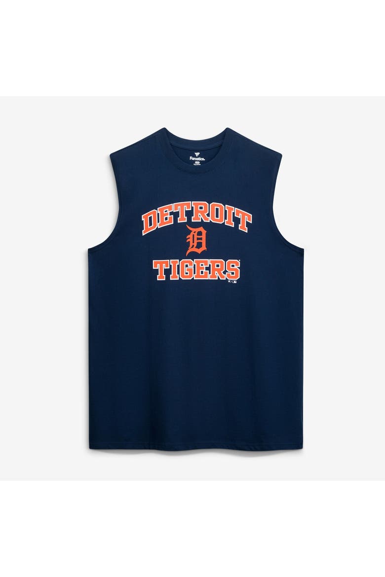 Men's Fanatics  Navy Detroit Tigers Big & Tall Heart & Soul Muscle Tank Top, Main, color, Navy