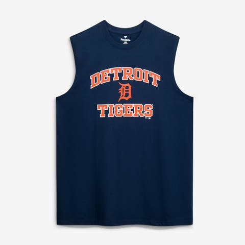 Men's Fanatics  Navy Detroit Tigers Big & Tall Heart & Soul Muscle Tank Top
