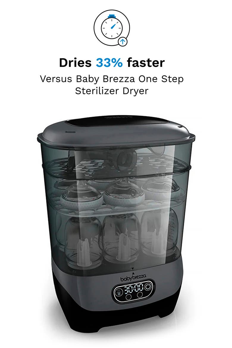 One Step Bottle Sterilizer/Dryer Advanced, Alternate, color, CHARCOAL